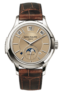 Patek Philippeミニット・リピータートゥールビヨン窓表示瞬時日送り式永久カレンダー|5207Platinum