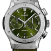 ウブロクラシック・フュージョンクロノグラフチタニウムグリーン