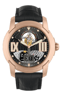 Blancpainトゥールビヨンラージデイトパワーリザーブオンローター|8822-36B30-53B