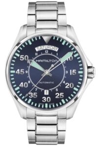 Hamiltonカーキパイロットデイデイトオート|H64615145