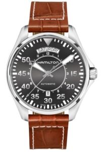 Hamiltonカーキパイロットデイデイトオート|H64615585