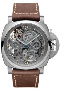 Paneraiロシェンツィアートルミノール1950トゥールビヨンGMTチタニオ-47mm|PAM00578