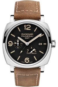 Paneraiラジオミール1940スリーデイズGMTパワーリザーブオートマティックアッチャイオ-45mm|PAM00658
