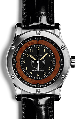 ラルフ・ローレンオートモーティブクロノメーターモデル-ウッドダイアル-39MM