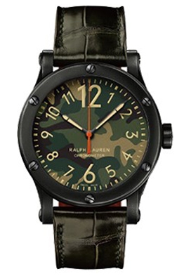 ラルフ・ローレンクロノメーターモデル-カモダイアル-39MM